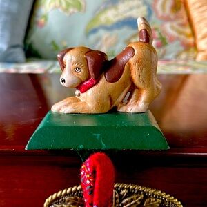 Midwest of Canon Falls, cast iron, doggy mantel stocking holder